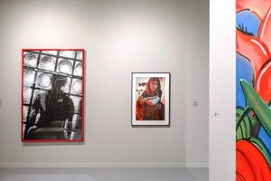 Barbara Kruger and Cindy Sherman, <a href='/art-galleries/spruth-magers/' target='_blank'>Sprüth Magers</a>, TEFAF New York Spring (3–7 May 2019). Courtesy Ocula. Photo: Charles Roussel.